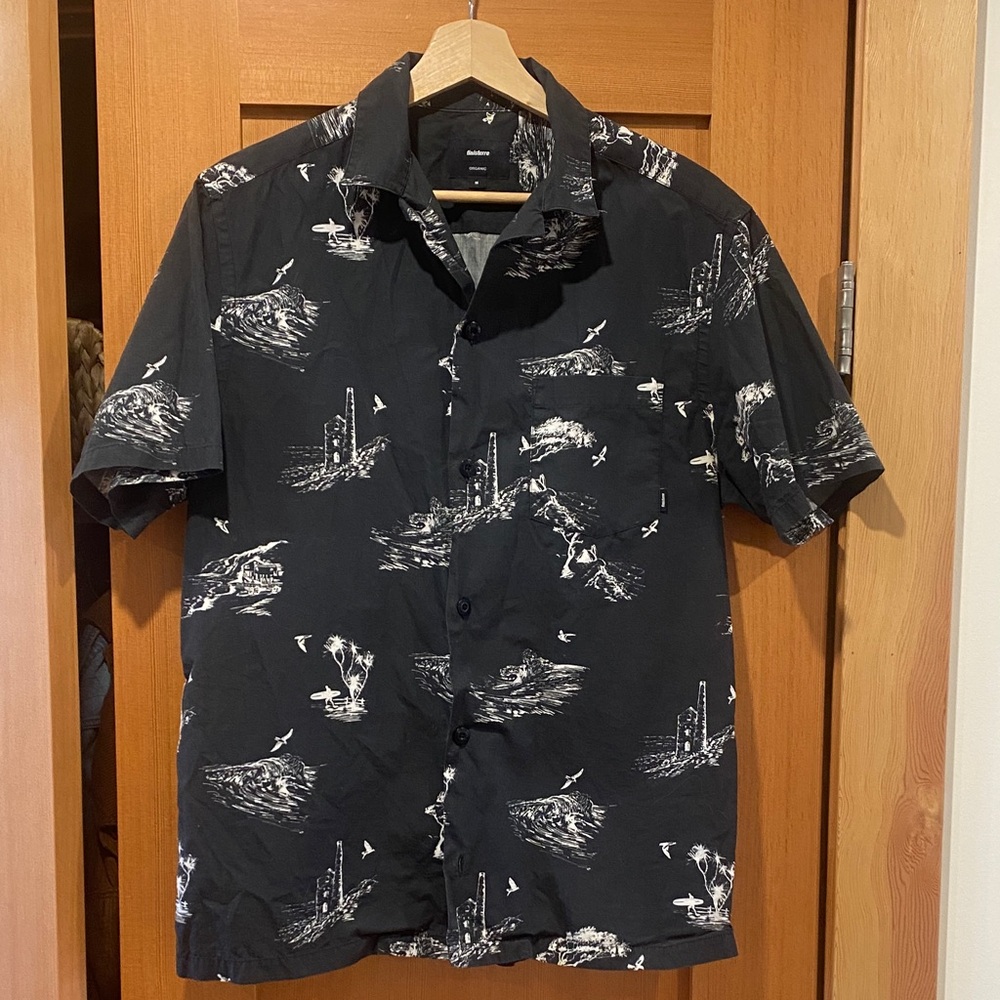 Finisterre Organic Black Men's Shirt